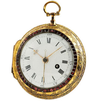 English copper skeletonized verge pocket watch Circa 1770