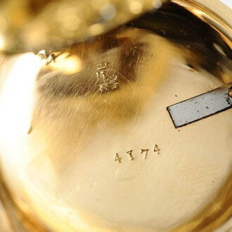 French double cased gold enamel verge watch circa 1770 French double cased gold enamel verge watch circa 1770
