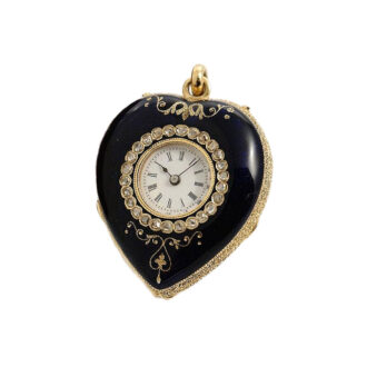 Swiss miniature watch in the shape of a heart Circa 1860