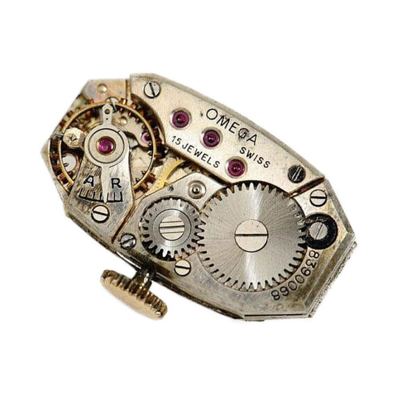 Swiss brilliant set brooch with integrated watch Circa 1930 Swiss brilliant set brooch with integrated watch Circa 1930