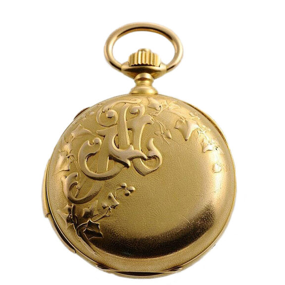 Extremely rare French gold complicated lever watch Circa 1900 Extremely rare French gold complicated lever watch Circa 1900