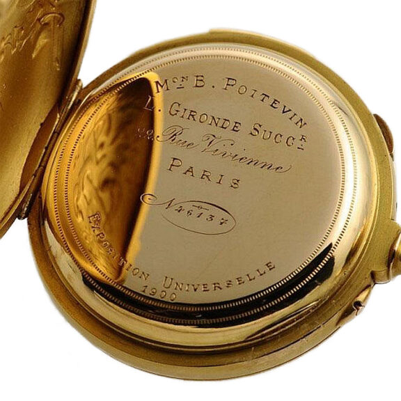 Extremely rare French gold complicated lever watch Circa 1900 Extremely rare French gold complicated lever watch Circa 1900