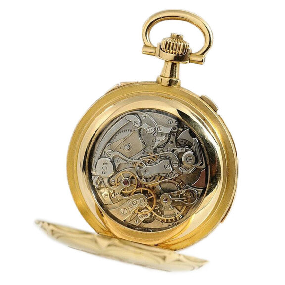 Important Swiss 18k gold complicated lever watch Circa 1902 Important Swiss 18k gold complicated lever watch Circa 1902