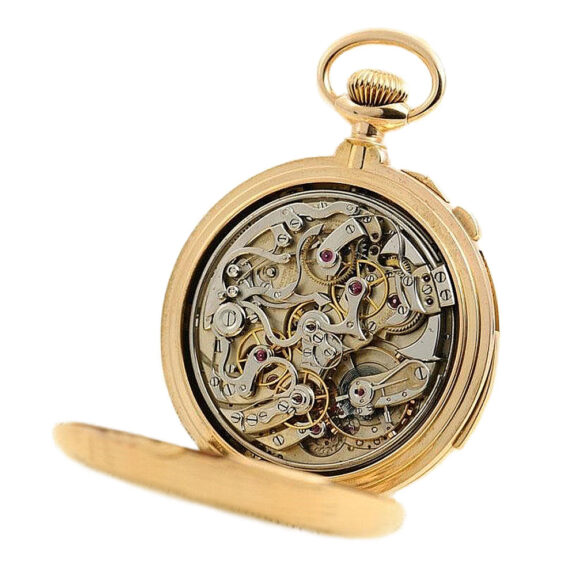 Swiss minute repeating split seconds chronograph Circa 1900 Swiss minute repeating split seconds chronograph Circa 1900