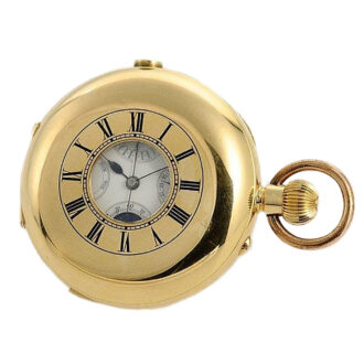 Swiss perpetual calendar repeating chronograph Circa 1900
