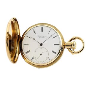 Danish gold watch with patented Jürgensen bow setting circa 1868