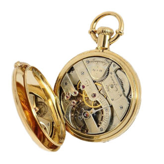 Danish gold watch with patented Jürgensen bow setting circa 1868 Danish gold watch with patented Jürgensen bow setting circa 1868