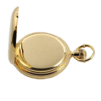 Swiss heavy 18k gold minute repeating pocket watch Circa 1890 Swiss heavy 18k gold minute repeating pocket watch Circa 1890