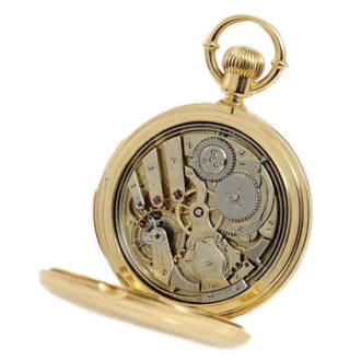 Swiss heavy 18k gold minute repeating pocket watch Circa 1890 Swiss heavy 18k gold minute repeating pocket watch Circa 1890