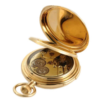 Swiss minute repeating watch with two jacquemarts Circa 1890 Swiss minute repeating watch with two jacquemarts Circa 1890