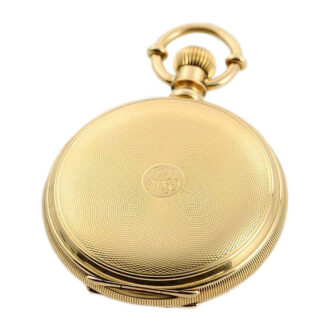 Swiss rare hunting cased pocket watch with calendar Circa 1850