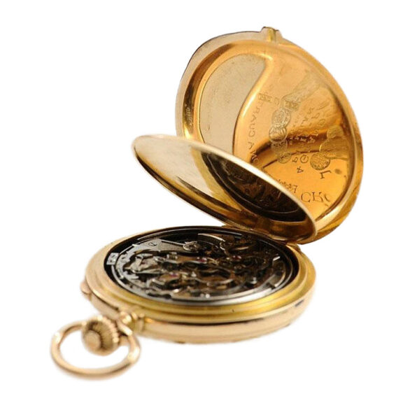 Swiss repeating pocket watch with chronograph Circa 1911 Swiss repeating pocket watch with chronograph Circa 1911