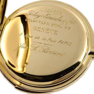 Swiss 1st quality repeating watch with chronograph Circa 1894