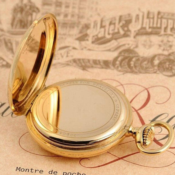 Swiss rose gold minute repeating lever watch Circa 1891 Swiss rose gold minute repeating lever watch Circa 1891