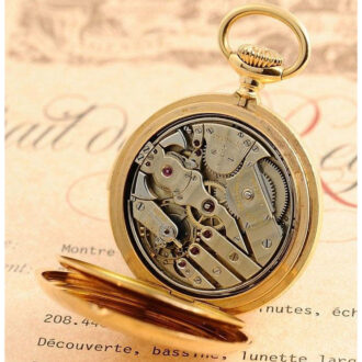 Swiss rose gold minute repeating lever watch Circa 1891