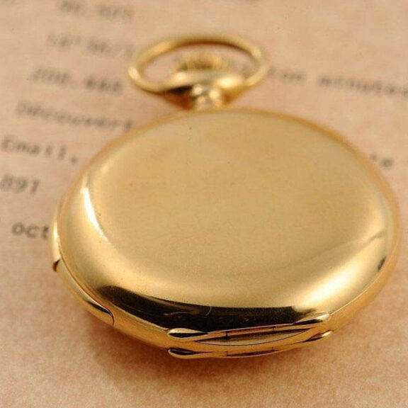 Swiss rose gold minute repeating lever watch Circa 1891 Swiss rose gold minute repeating lever watch Circa 1891