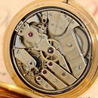 Swiss rose gold minute repeating lever watch Circa 1891