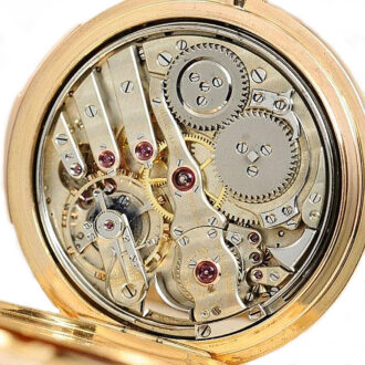 Heavy Swiss pink gold minute repeating pocket watch Circa 1900 Heavy Swiss pink gold minute repeating pocket watch Circa 1900