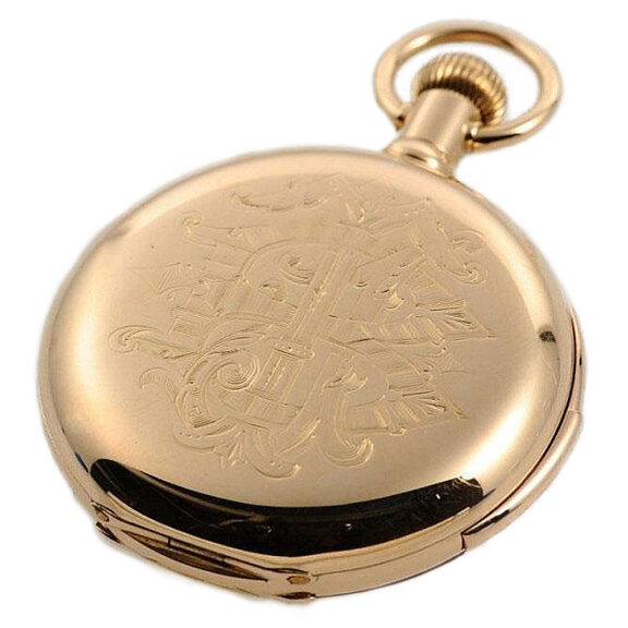 Heavy Swiss pink gold minute repeating pocket watch Circa 1900 Heavy Swiss pink gold minute repeating pocket watch Circa 1900