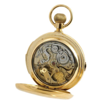 Swiss full hunter minute repeating chronograph Circa 1890
