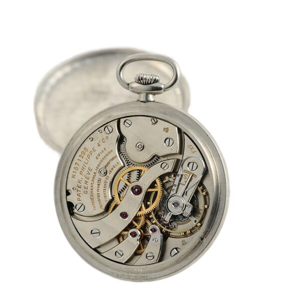 Swiss stainless steel lever watch by Patek Philippe Circa 1945 Swiss stainless steel lever watch by Patek Philippe Circa 1945