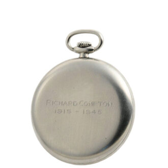 Swiss stainless steel lever watch by Patek Philippe Circa 1945