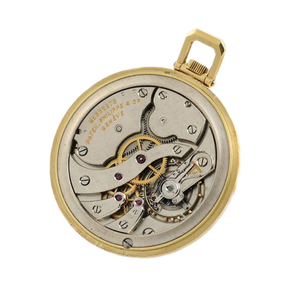Swiss gold very fine Geneva pocket watch Circa 1950 Swiss gold very fine Geneva pocket watch Circa 1950
