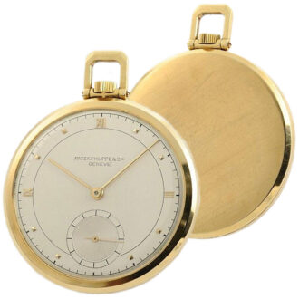 Swiss gold very fine Geneva pocket watch Circa 1950