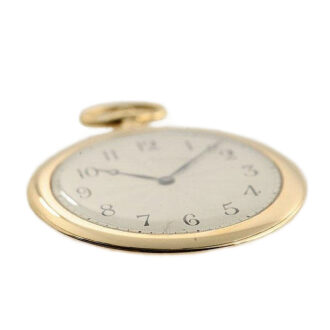 Rare Swiss/French ultra-thin 18k gold pocket watch Circa 1920