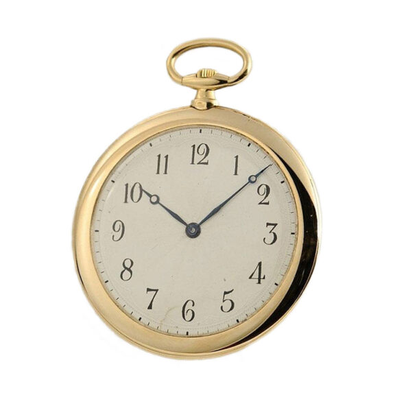 Rare Swiss/French ultra-thin 18k gold pocket watch Circa 1920