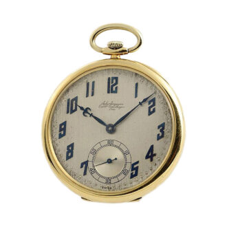Fine Danish 18k gold gentleman's pocket watch Circa 1922