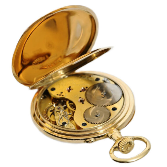 German in quality 1A manufactured gold pocket watch Circa 1908 German in quality 1A manufactured gold pocket watch Circa 1908