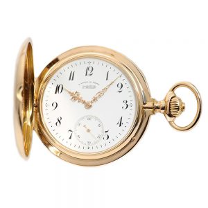 German gold pocket watch manufactured in quality 1A Circa 1902
