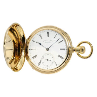 German gold pocket watch manufactured in quality 1A Circa 1882