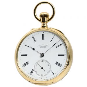 German gold pocket watch manufactured in quality 1A Circa 1890