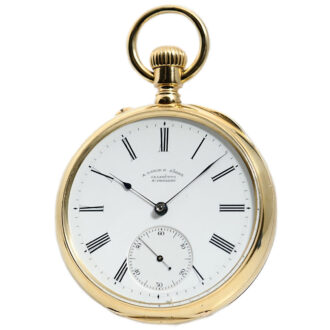 German gold pocket watch manufactured in quality 1A Circa 1890