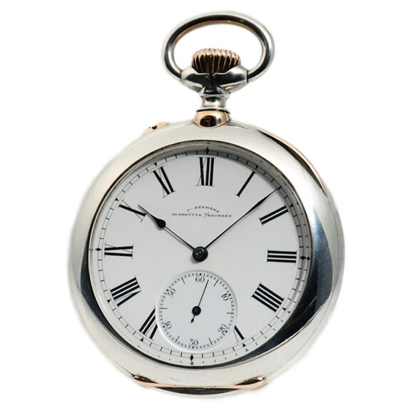 German silver pocket watch manufactured in quality 1A Circa 1890