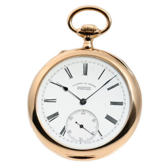 German gold pocket watch manufactured in quality 1A Circa 1906