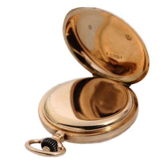 Rare German pink gold pocket watch with calendar Circa 1900 Rare German pink gold pocket watch with calendar Circa 1900