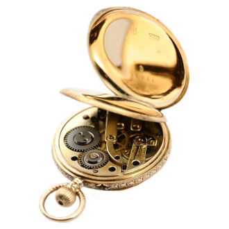 Fine Swiss/German 14-carat gold pendant watch Circa 1890