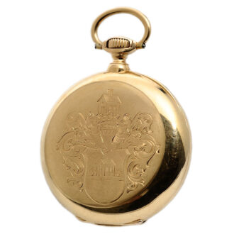 German gold antimagnetic Glashütte pocket watch Circa 1894