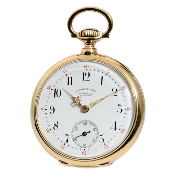 German gold antimagnetic Glashütte pocket watch Circa 1894 German gold antimagnetic Glashütte pocket watch Circa 1894