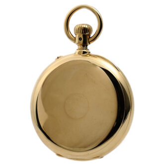 German rare and early 18k gold chronograph with date Circa 1880 German rare and early 18k gold chronograph with date Circa 1880