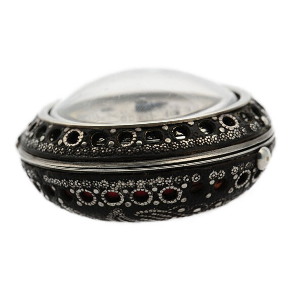 Rare and early English silver pair cased date watch Circa 1660 Rare and early English silver pair cased date watch Circa 1660