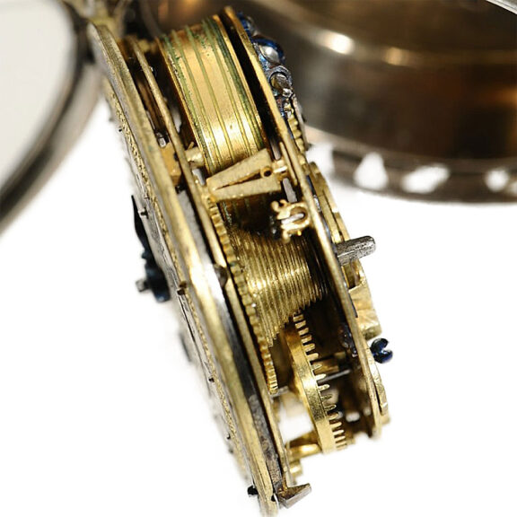 Rare and early English silver pair cased date watch Circa 1660 Rare and early English silver pair cased date watch Circa 1660