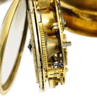 English single-handed pair-cased verge pocket watch Circa 1650