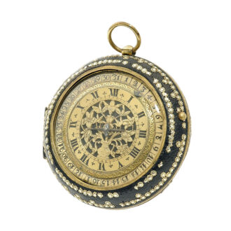 English single-handed pair-cased verge pocket watch Circa 1650