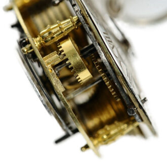 French silver one-handed verge pocket watch Circa 1680