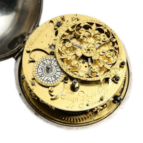 Dutch one-handed pair cased verge pocket watch Circa 1680 Dutch one-handed pair cased verge pocket watch Circa 1680