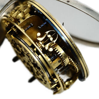 Dutch one-handed pair cased verge pocket watch Circa 1680